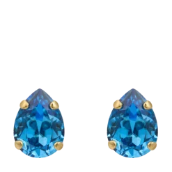Caroline Svedbom Amelia Stud Earrings Gold - Recreated Iceblue