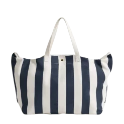 Gant Aop Canvas Beach Bag - Navy