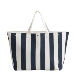 Gant Aop Canvas Beach Bag - Navy