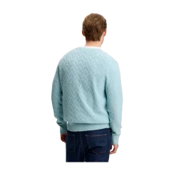 New J.Lindeberg Arthur Knit Org Cotton - Forget-e-Not