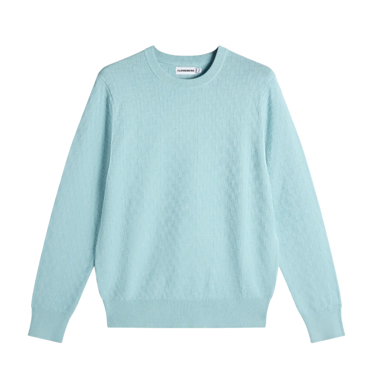 New J.Lindeberg Arthur Knit Org Cotton - Forget-e-Not