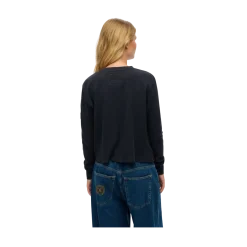 Discount Superdry Ath Essential Graphic Ls Top - Eclipse Navy