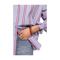 New My Jewellery Bangle Set Thin Red - Gold