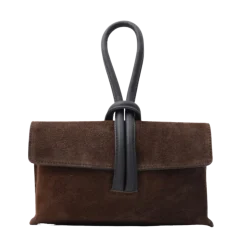 Clearance Latalia SG Barletta in Suede - Dark brown suede