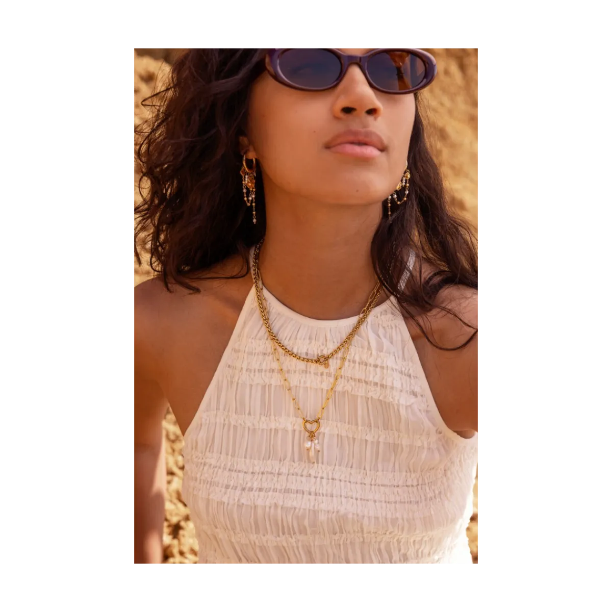 My Jewellery Basic Chain Necklace with Clasp - Gold