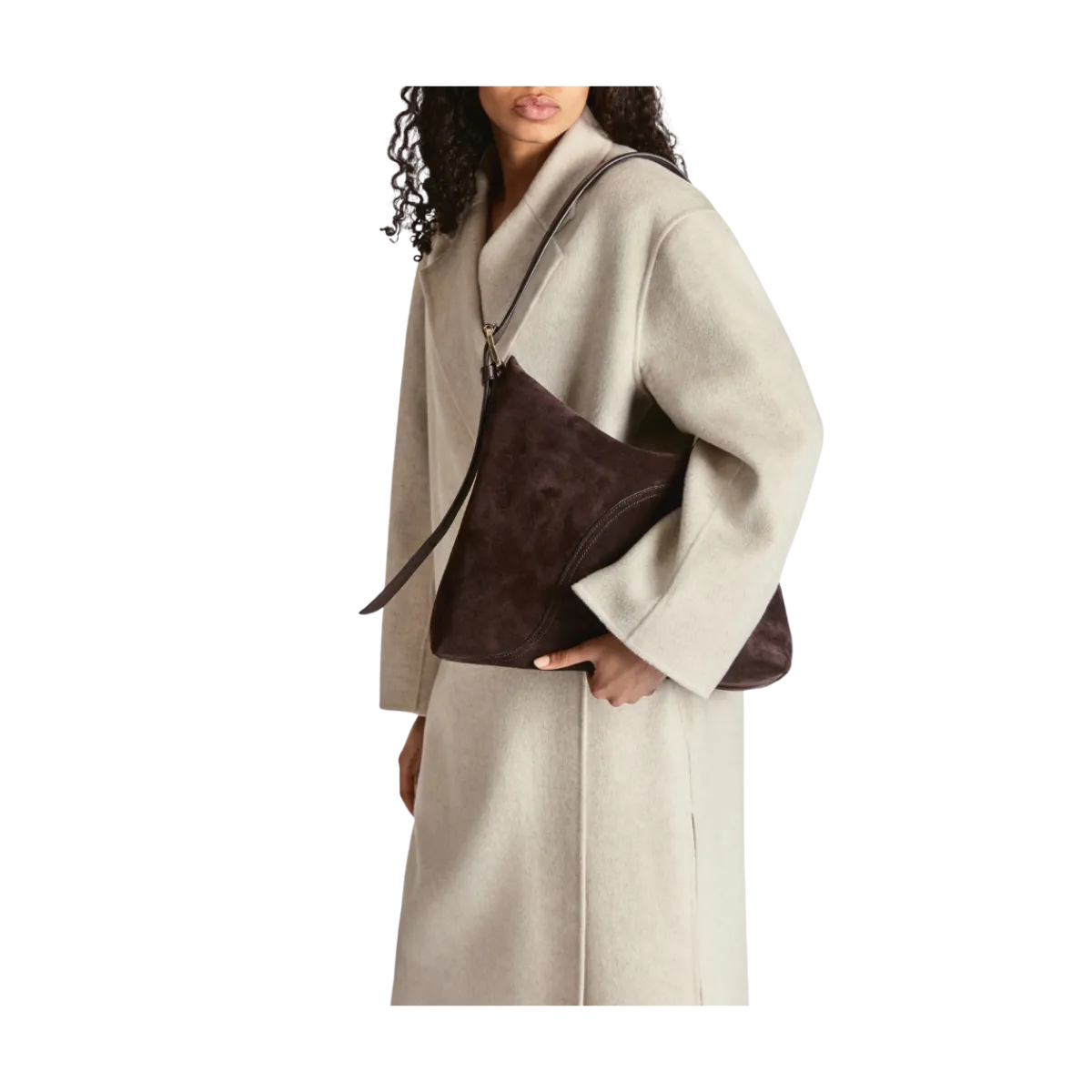 Best ATP Atelier Bassano Suede Totebag - 1057 Walnut