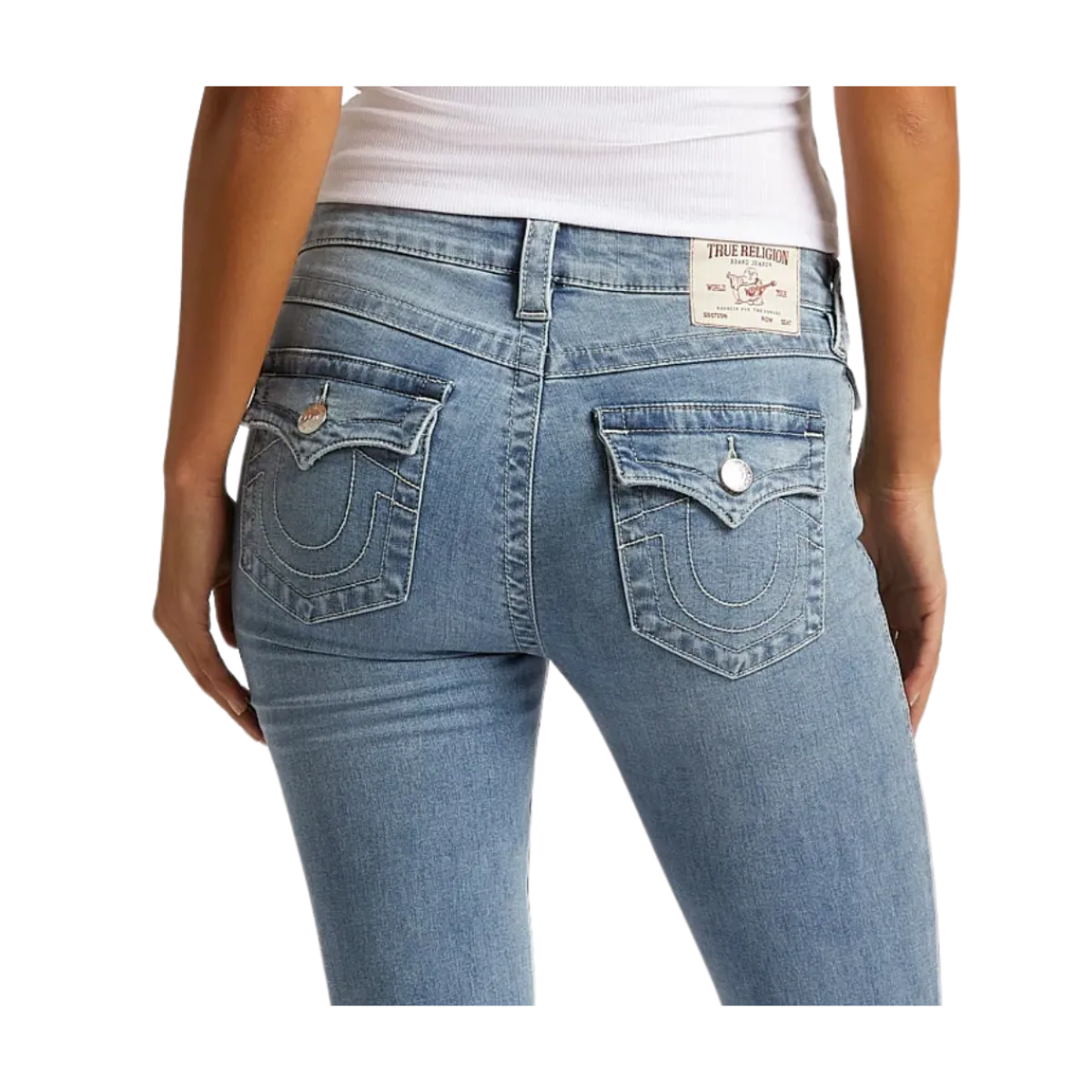 Hot True Religion Becca Mid Rise Boot Cut - Blue