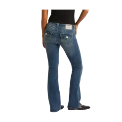 True Religion Becca Mid Rise Boot Cut Flap - Arabella