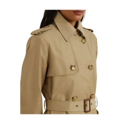 New Lauren Belted Lined Coat - Birch Tan