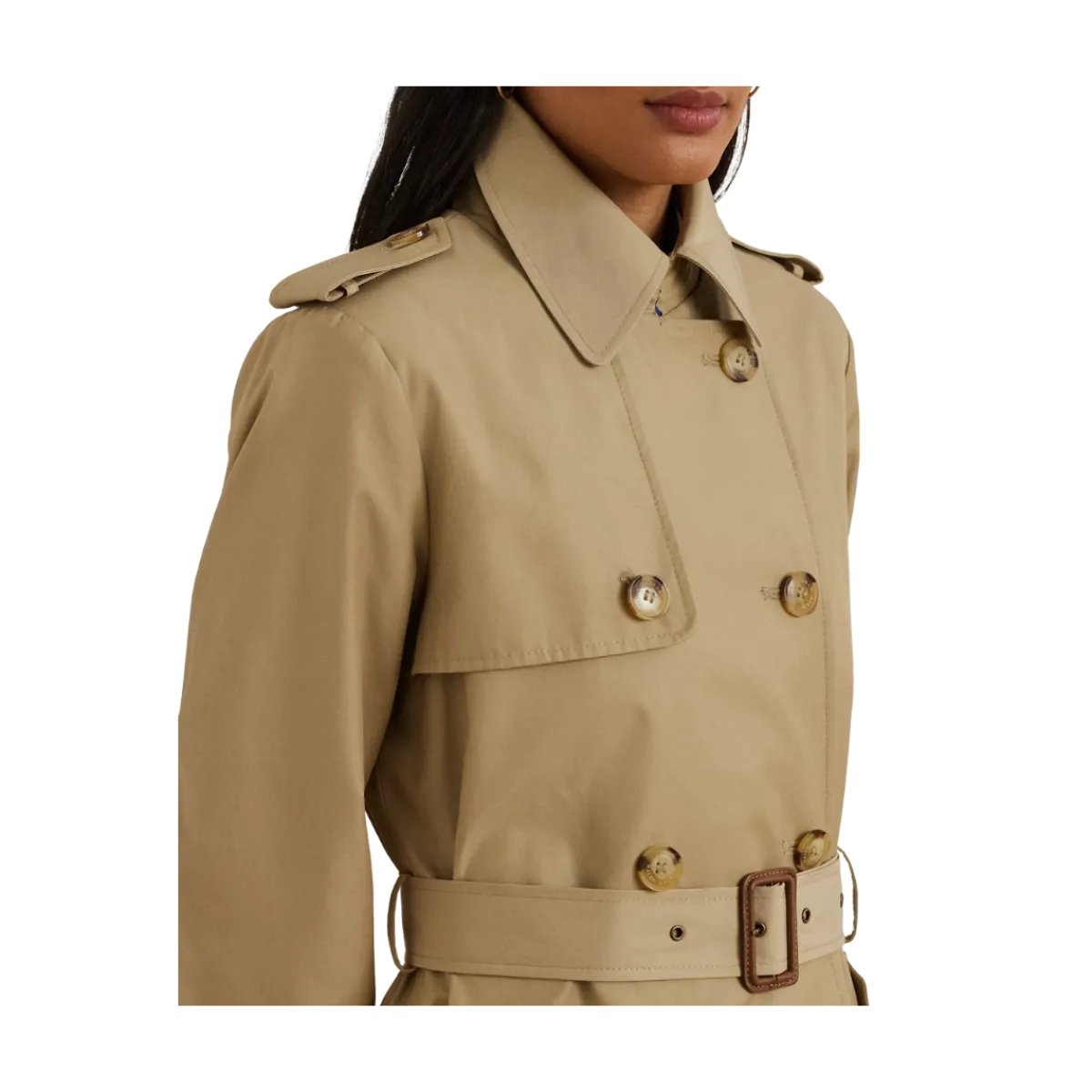 New Lauren Belted Lined Coat - Birch Tan