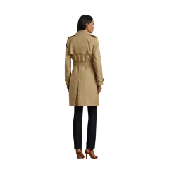 New Lauren Belted Lined Coat - Birch Tan