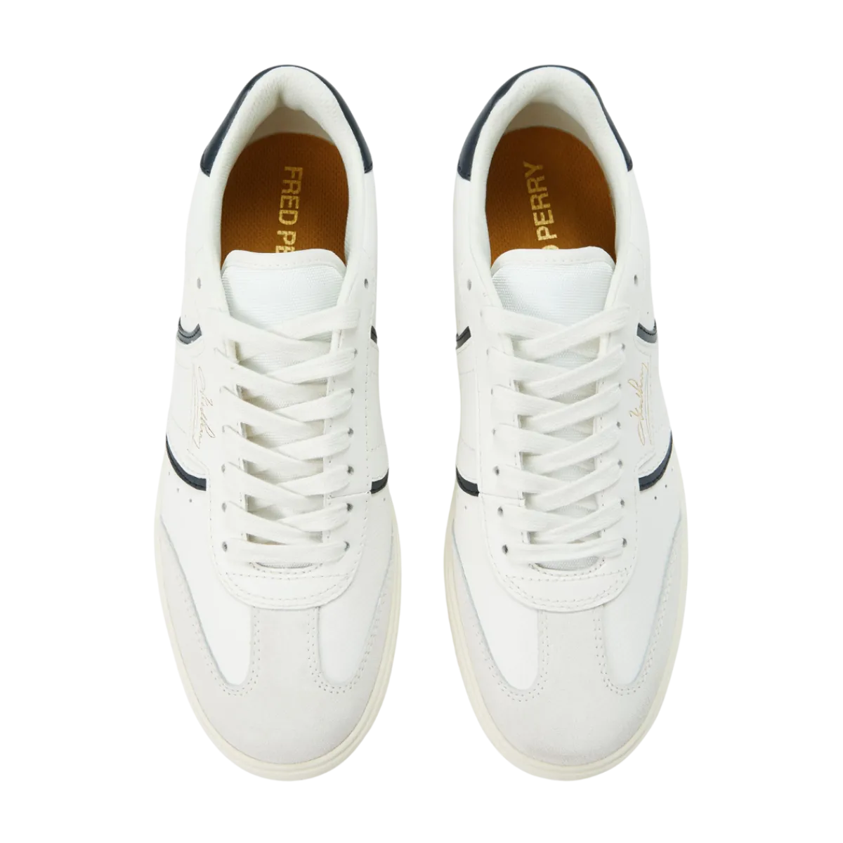 Discount Fred Perry B4 Embossed - Snow White