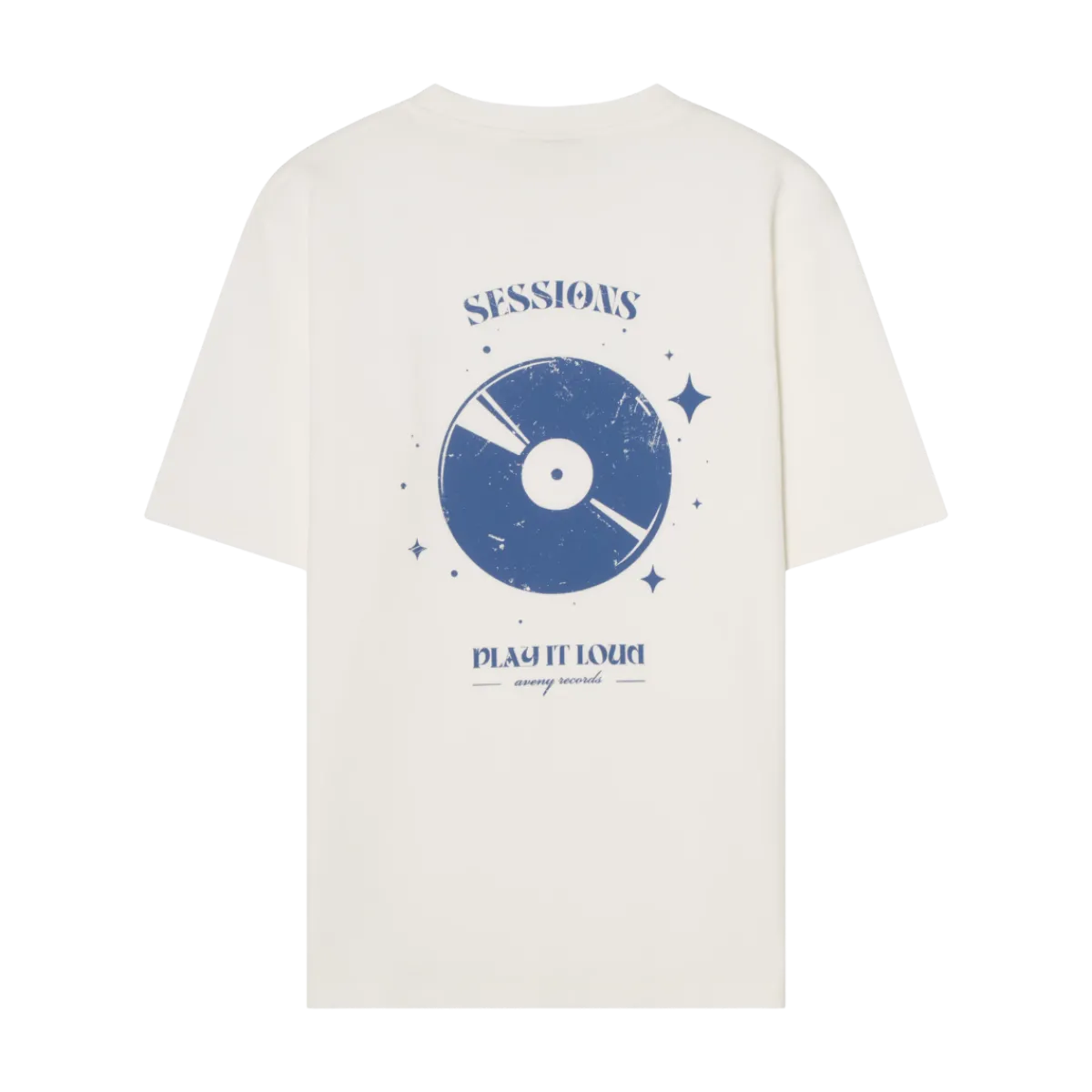 New Aveny Berkeey Tee eion Front And Back - Amot White