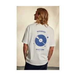 New Aveny Berkeey Tee eion Front And Back - Amot White