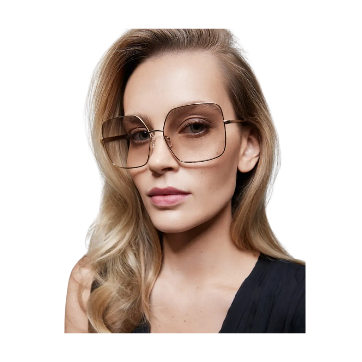 Outlet GLAS Eyewear Billie - Gold Tinted 2.5