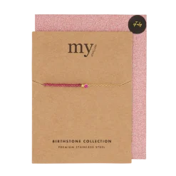 New My Jewellery Birth Bracelet - Gold July