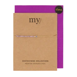 My Jewellery Birth Bracelet - Gold September