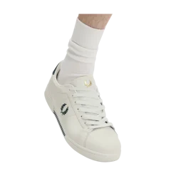 New Fred Perry B722 Leather - Porcelain