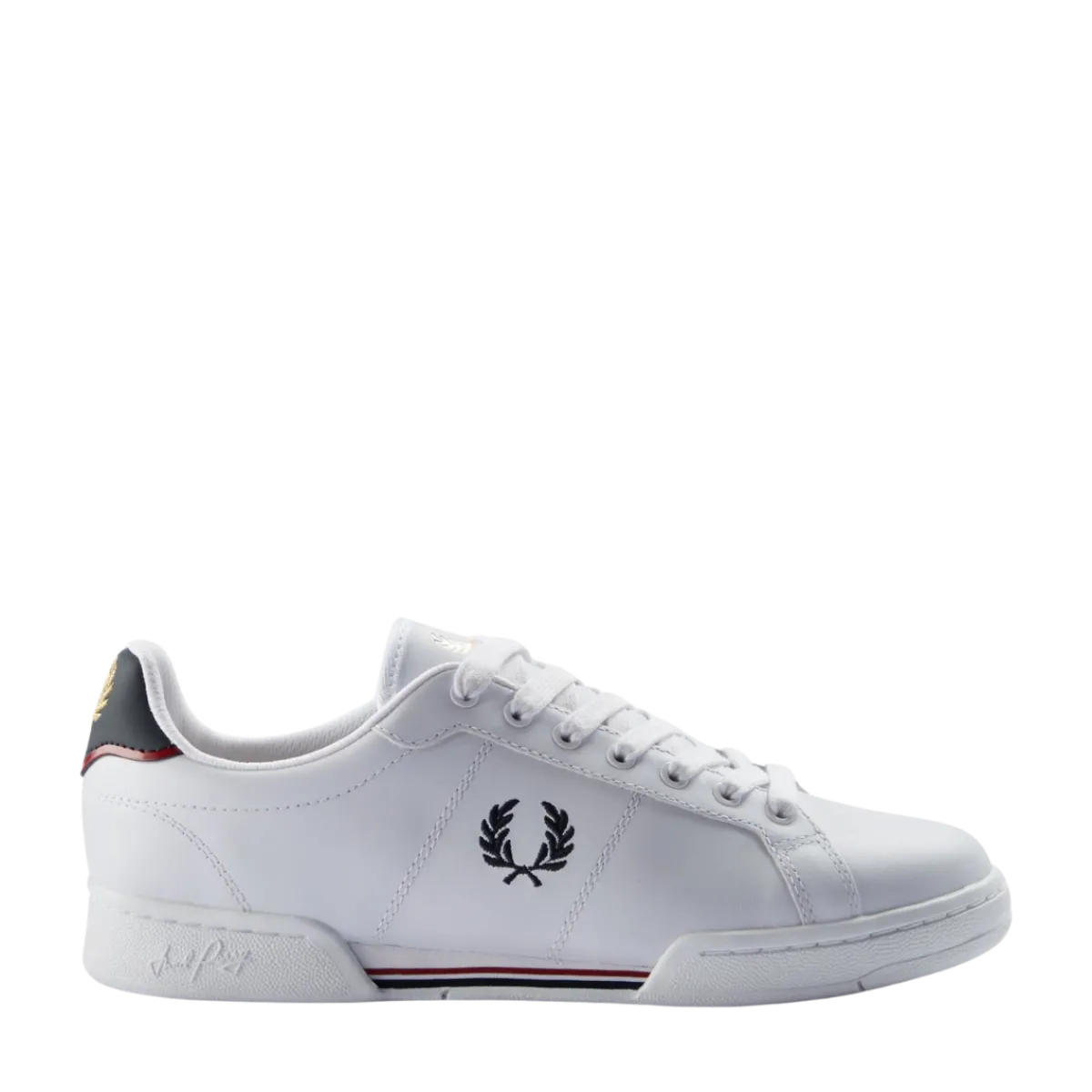 Best Fred Perry B722 Leather - White/Navy