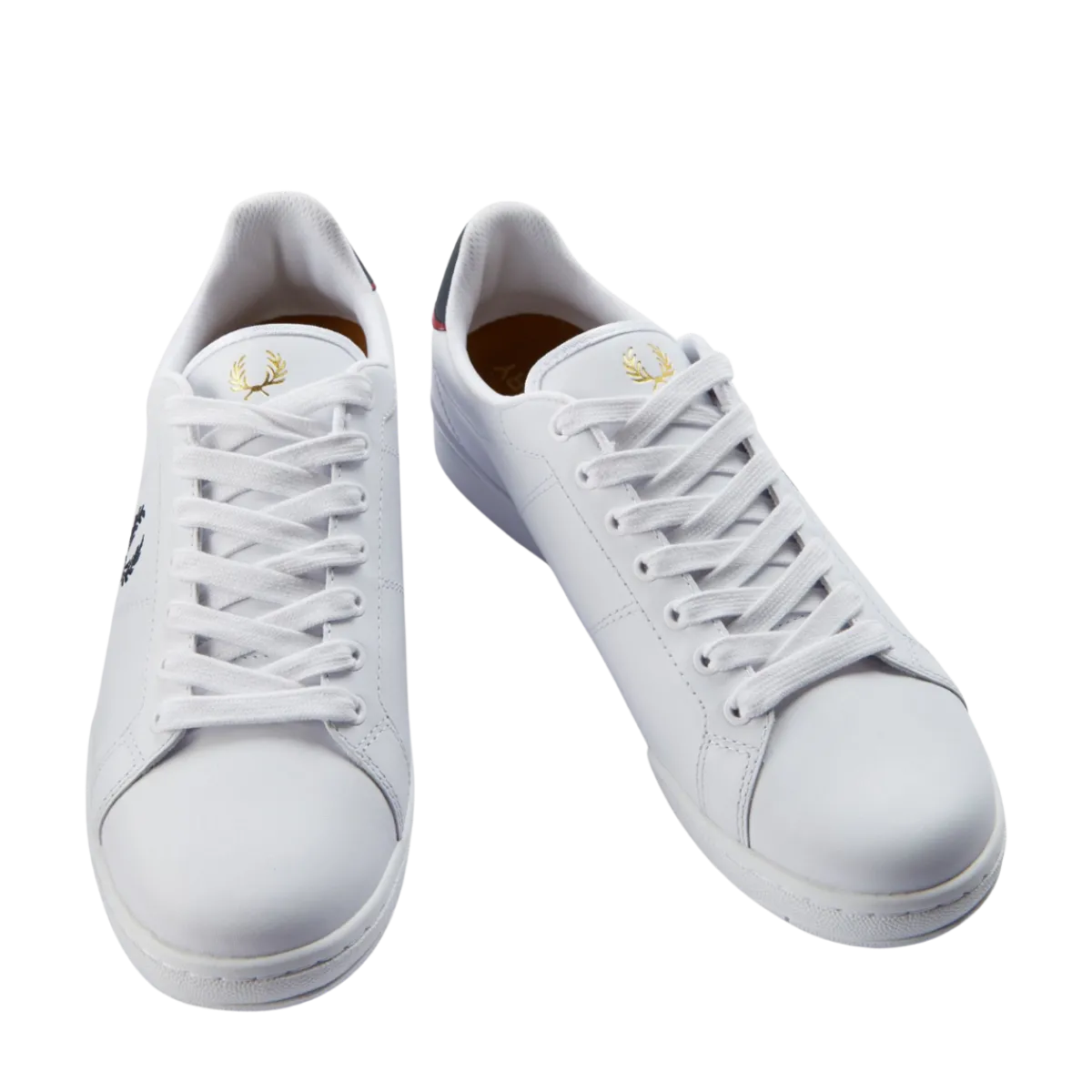 Best Fred Perry B722 Leather - White/Navy