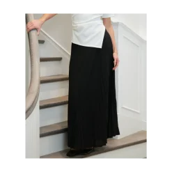 Hot Neo Noir Boni Simple Plisse Skirt - Black
