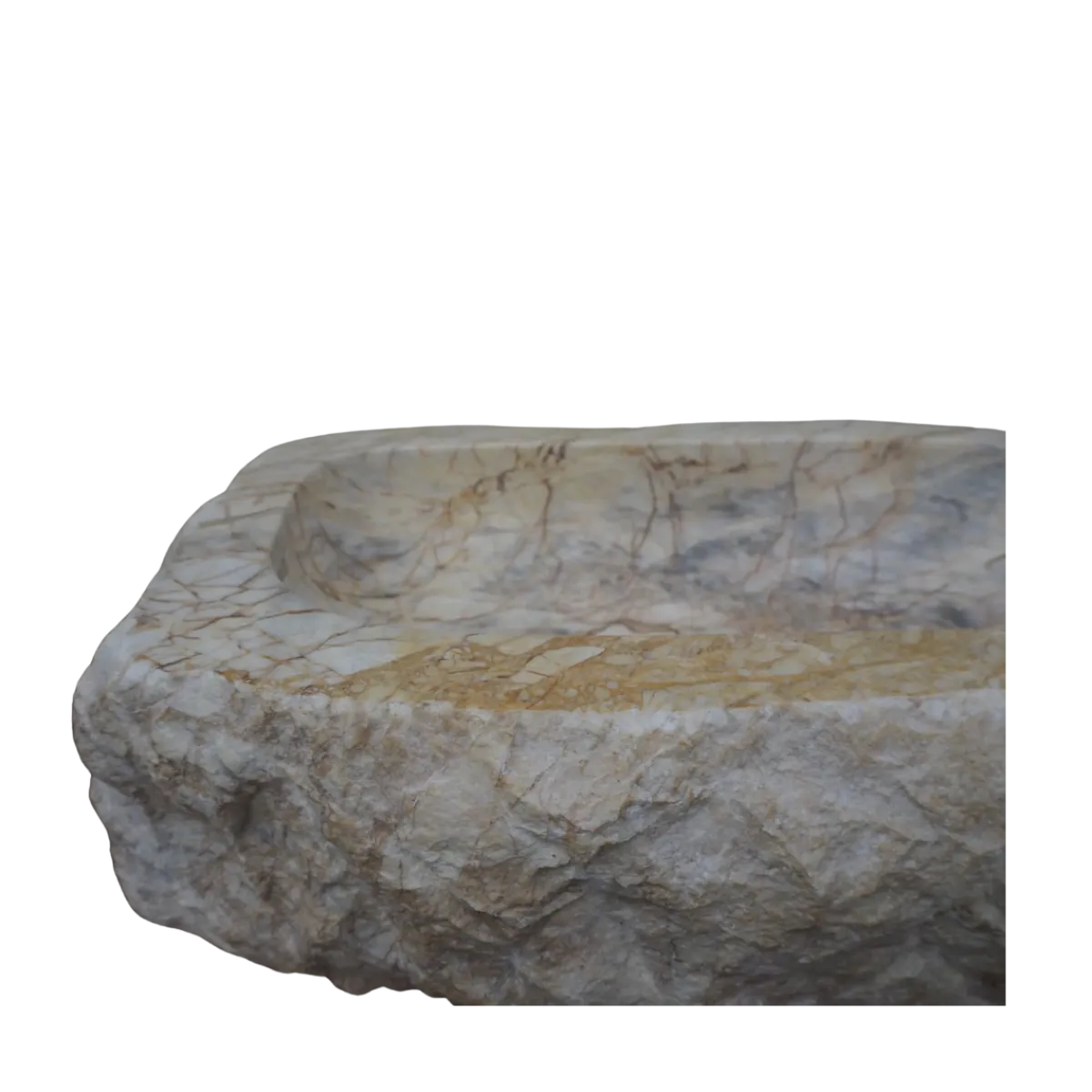 New FILIPINIANA SWEDEN Bowl raw marble - Naturel