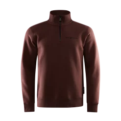 Outlet Sail Racing Bowan ogo T-Neck - Dark Brown
