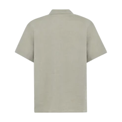 Best Knowledge Cotton Apparel Box hort eeve inen hirt - Twi Yarndyed