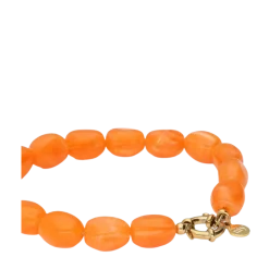 Online My Jewellery Bracelet Beads Orange - Gold