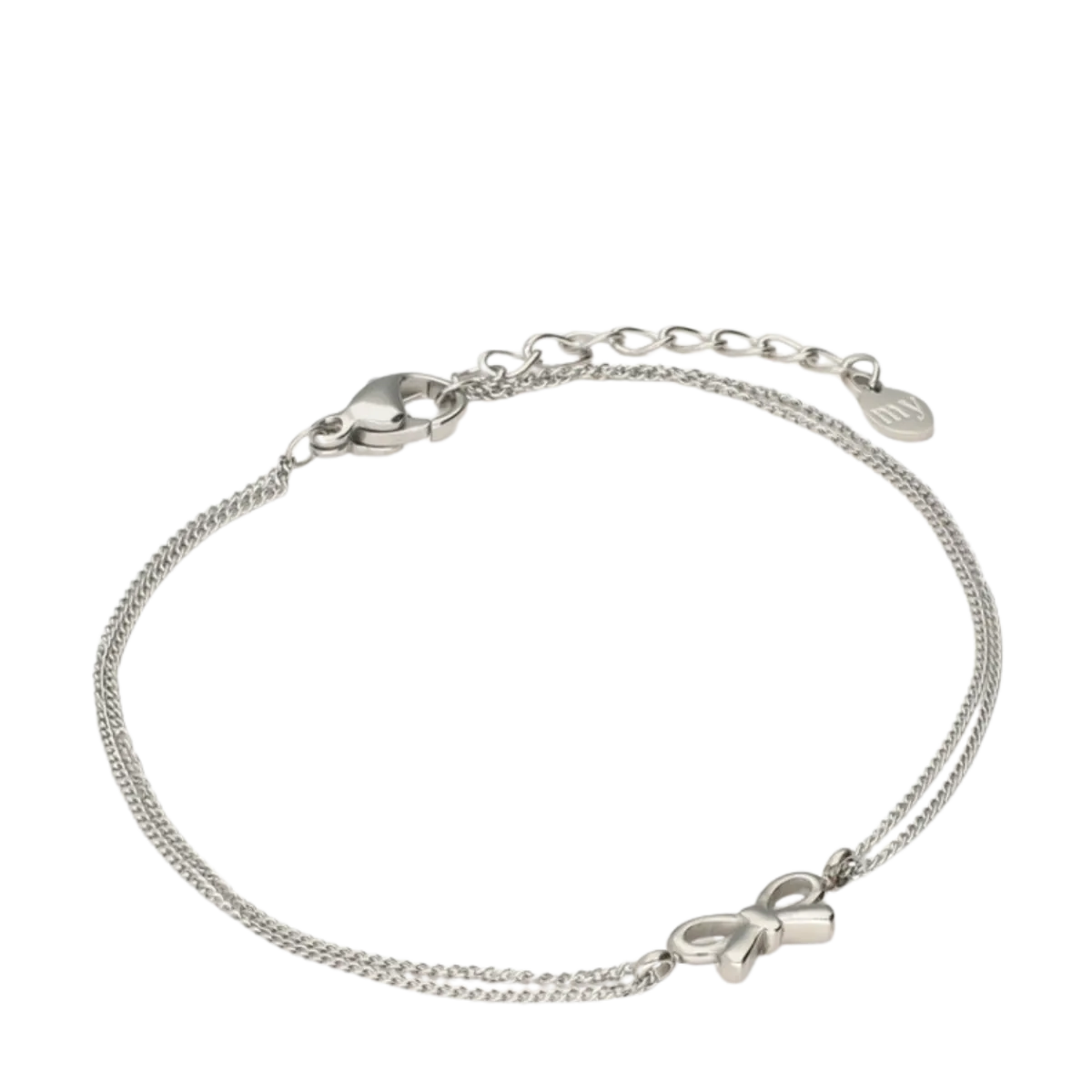 Clearance My Jewellery Bracelet Gifting Bow - Silver