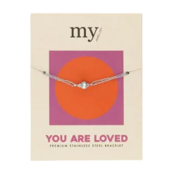 Sale My Jewellery Bracelet Gifting Chain Strass - Silver