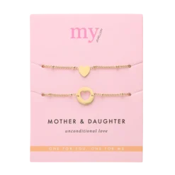 Sale My Jewellery Bracelet Mother & Daughter - Gold