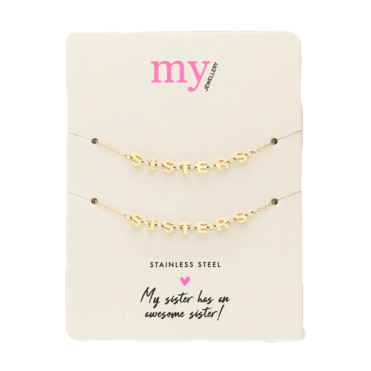 Online My Jewellery Bracelet Sisters - Gold