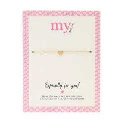 Sale My Jewellery Bracelet With Heart - Gold