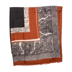 Seven/East Braga Scarf - rust