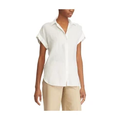 New Lauren Broono hort eeve hirt - White