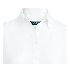 New Lauren Broono hort eeve hirt - White