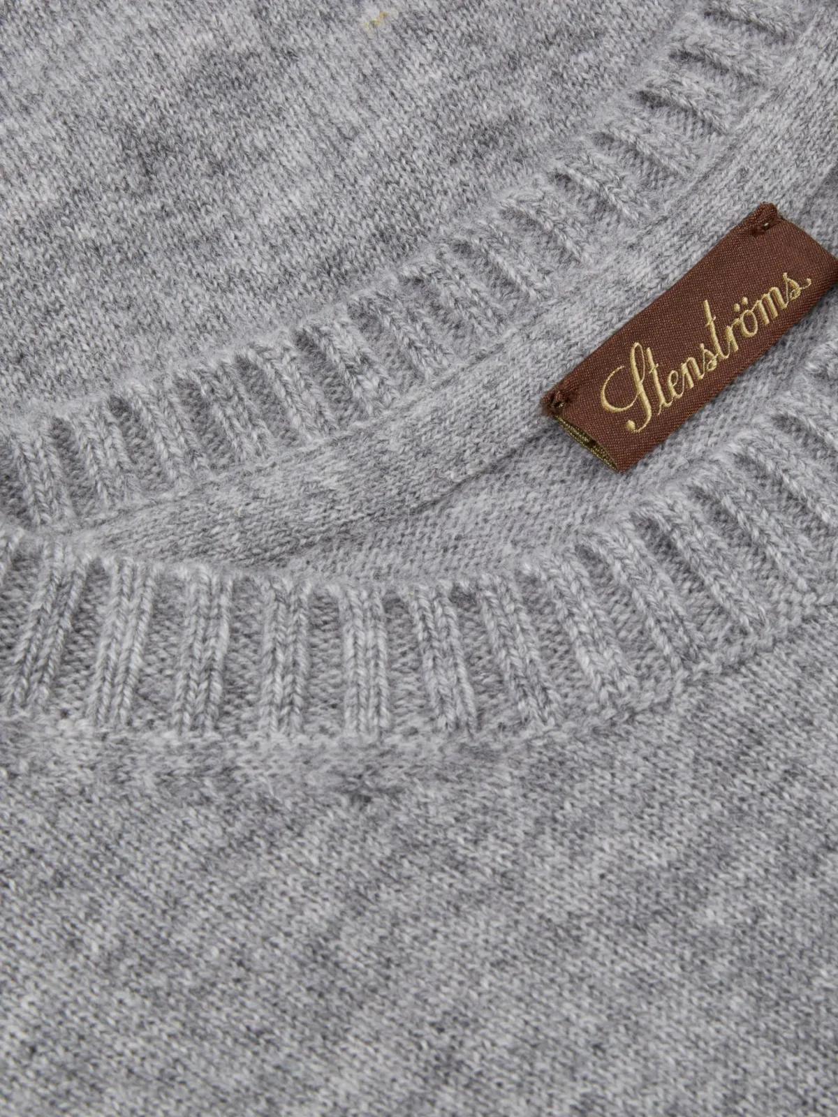 Outlet Stenströms Cashmere Crew Neck - Grey