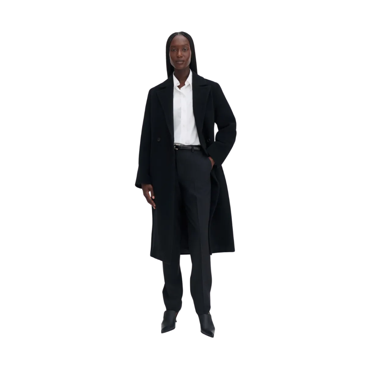 Best Filippa K Charlotte Wool Belted Coat - Black