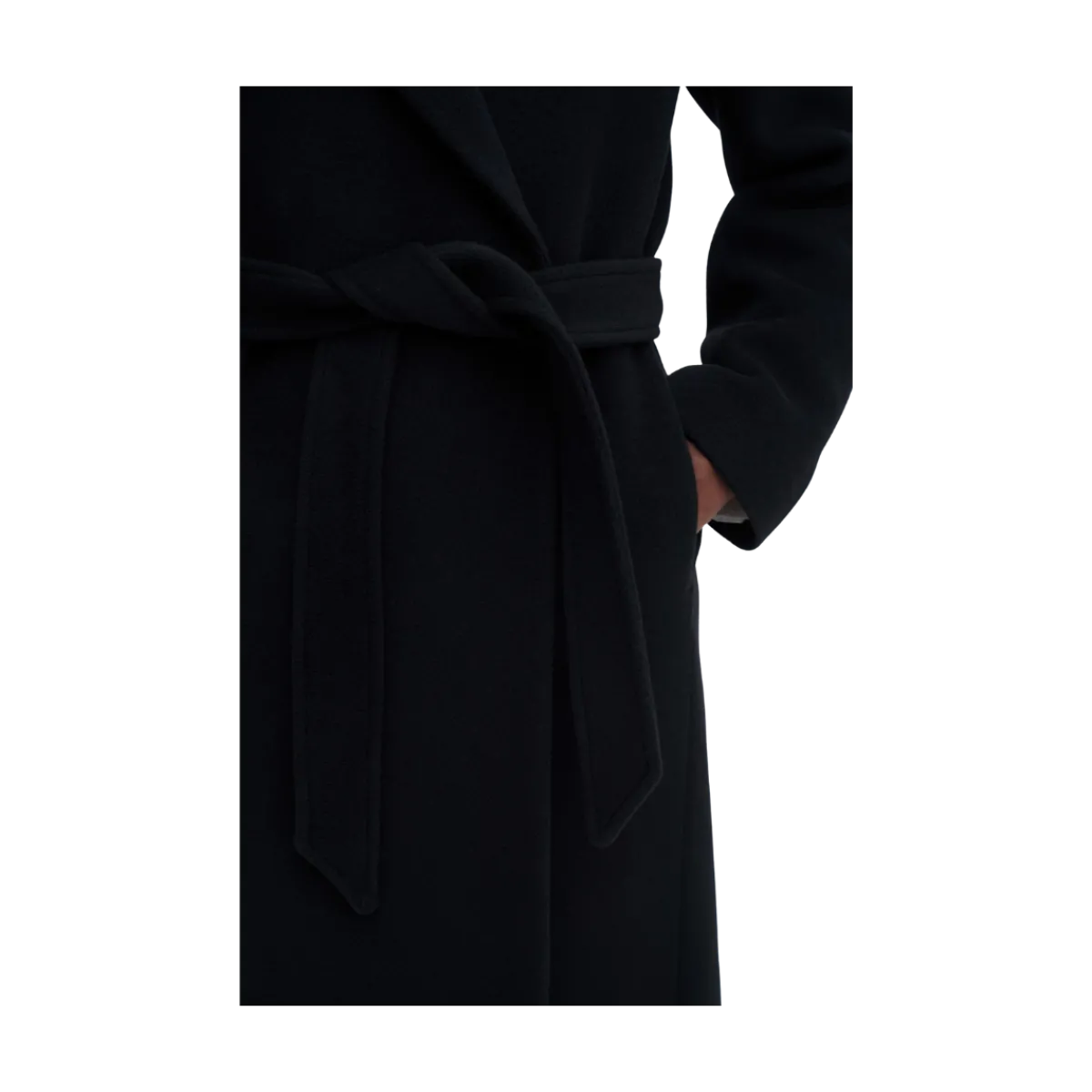 Best Filippa K Charlotte Wool Belted Coat - Black