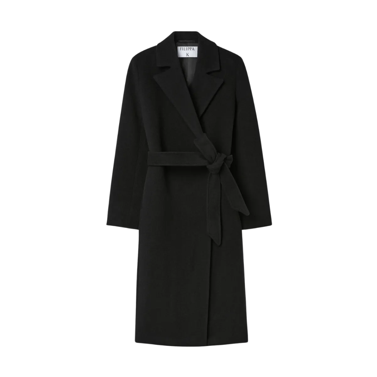 Best Filippa K Charlotte Wool Belted Coat - Black