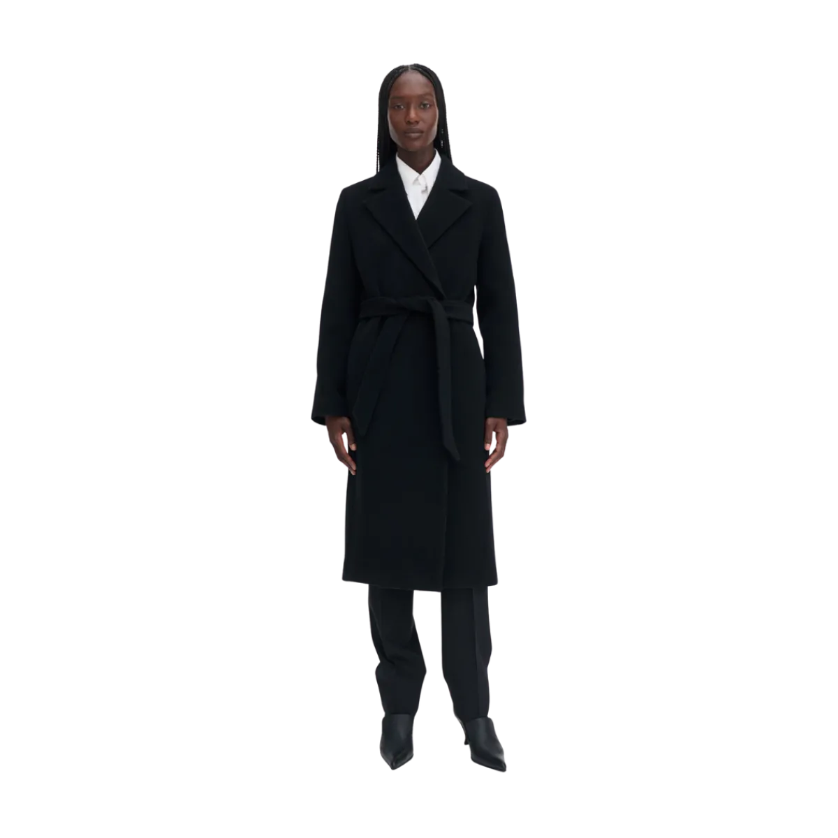 Best Filippa K Charlotte Wool Belted Coat - Black