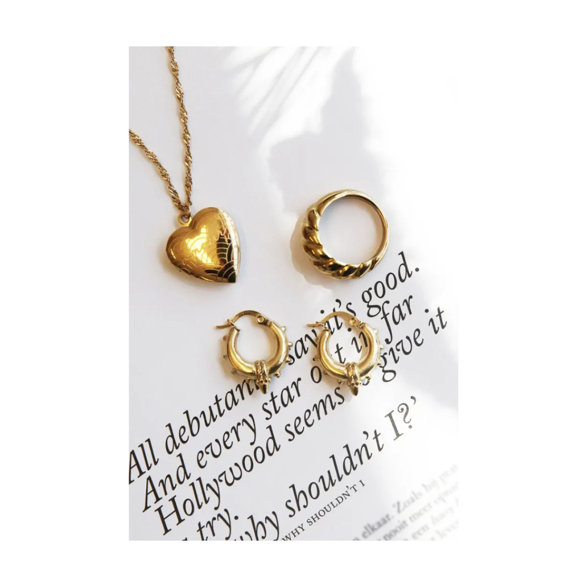 Clearance My Jewellery Chunky Earrings - Gold
