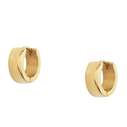 Outlet Mockberg Chunky Gold Hoops Small - Gold