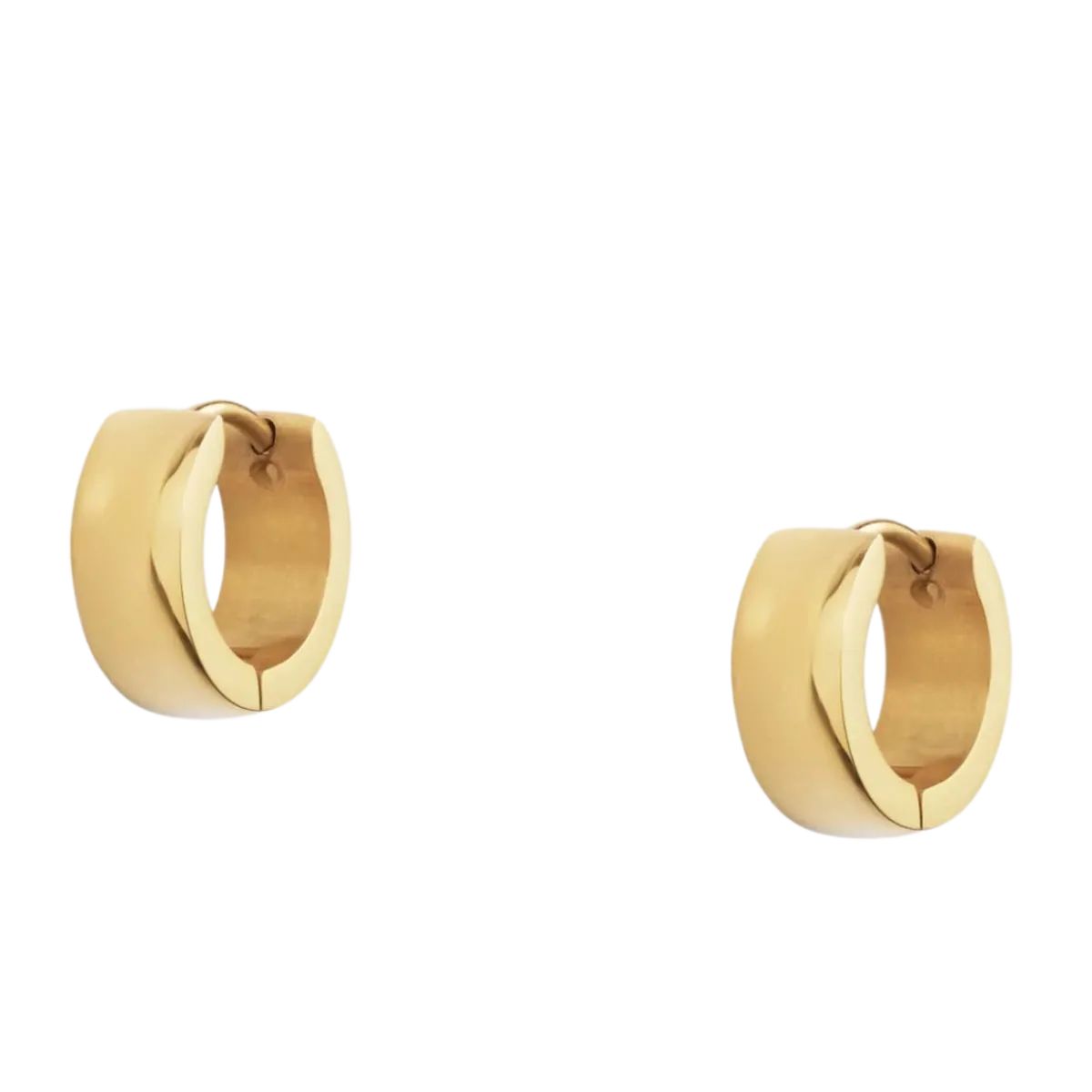 Outlet Mockberg Chunky Gold Hoops Small - Gold