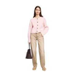 Best By Malene Birger Cierrou Rib - Chalk Pink