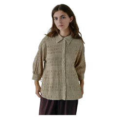 Best Norr Clarra Shirt - Warm Beige