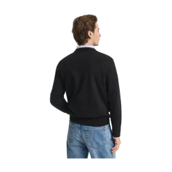 Sale Gant Claic Cotton C-Neck - Black
