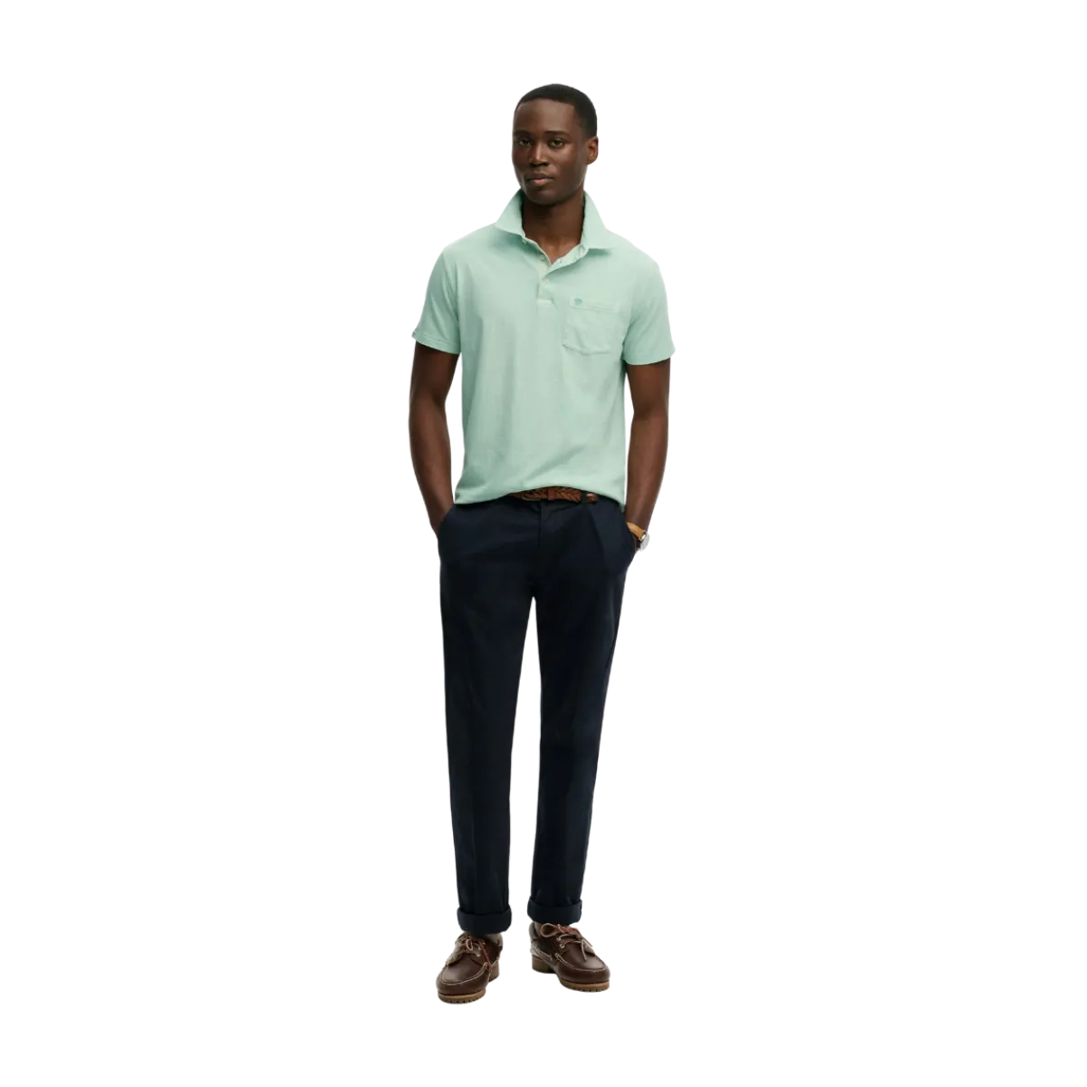 Online Superdry Classic Cotton Linen Polo - Fresh int Green