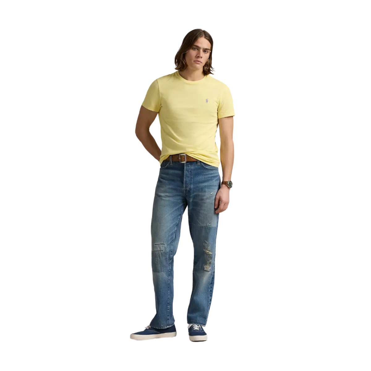 Hot Polo Ralph Lauren Claic Fit Crewneck T-hirt - Reort Gold